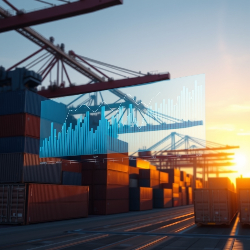 Predictive port congestion analytics reducing dwell times